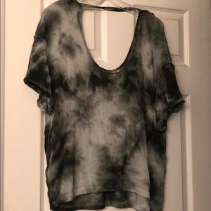 Tie dye knit top